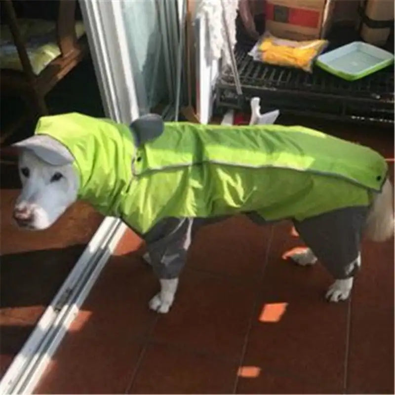 Dog Raincoat-Waterproof Jumpsuit...