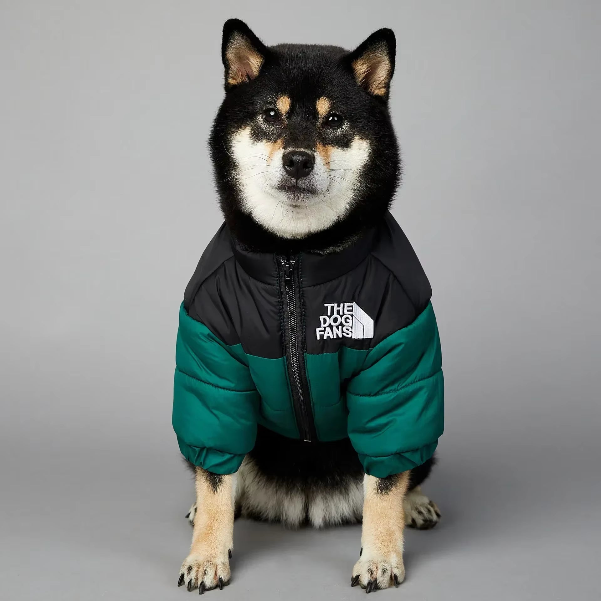 Puppy Coat Dog down Jacket the Dog Fans Winter Pet Clothes for Small Medium Dogs Warm Thick Dog Vest French Bulldog