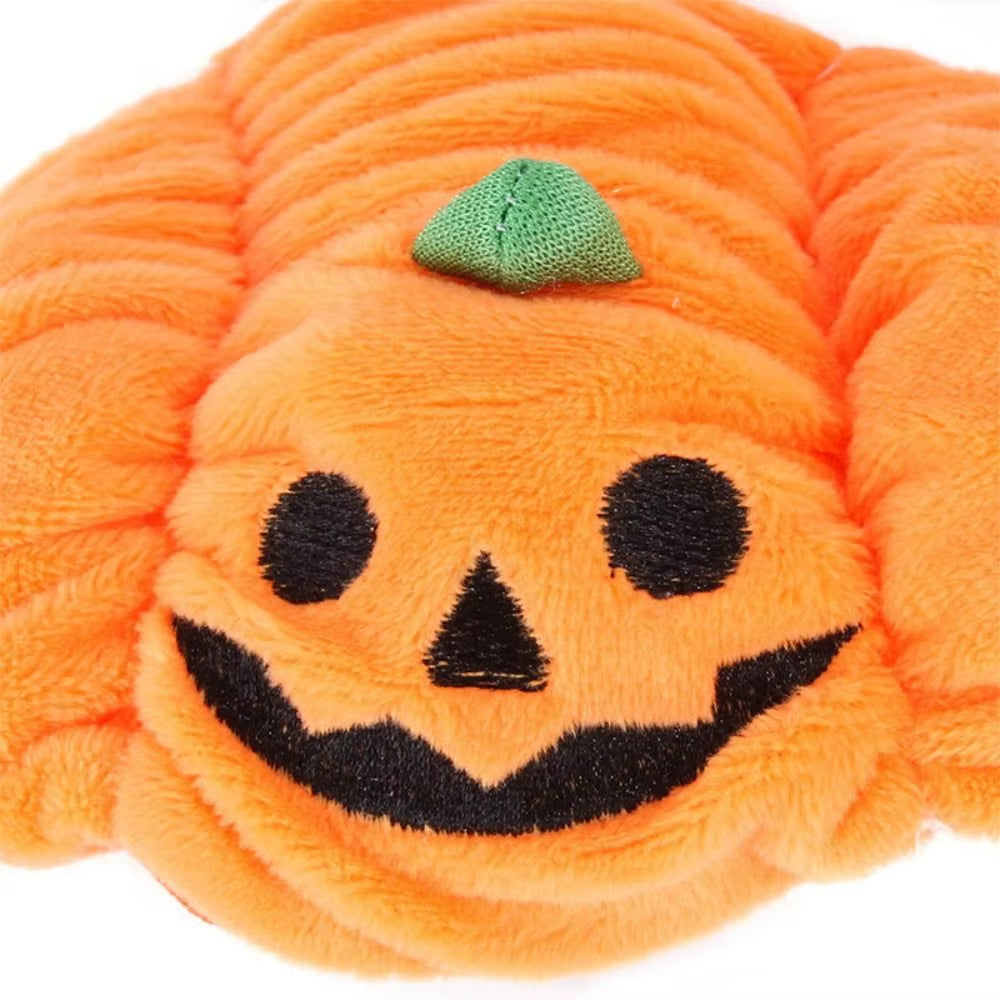 Cute Dress up Pet Halloween Hat Cosplay Costume Headdress Pumpkin Dogs Hat Soft Cozy Plush Cat Headgear Costume