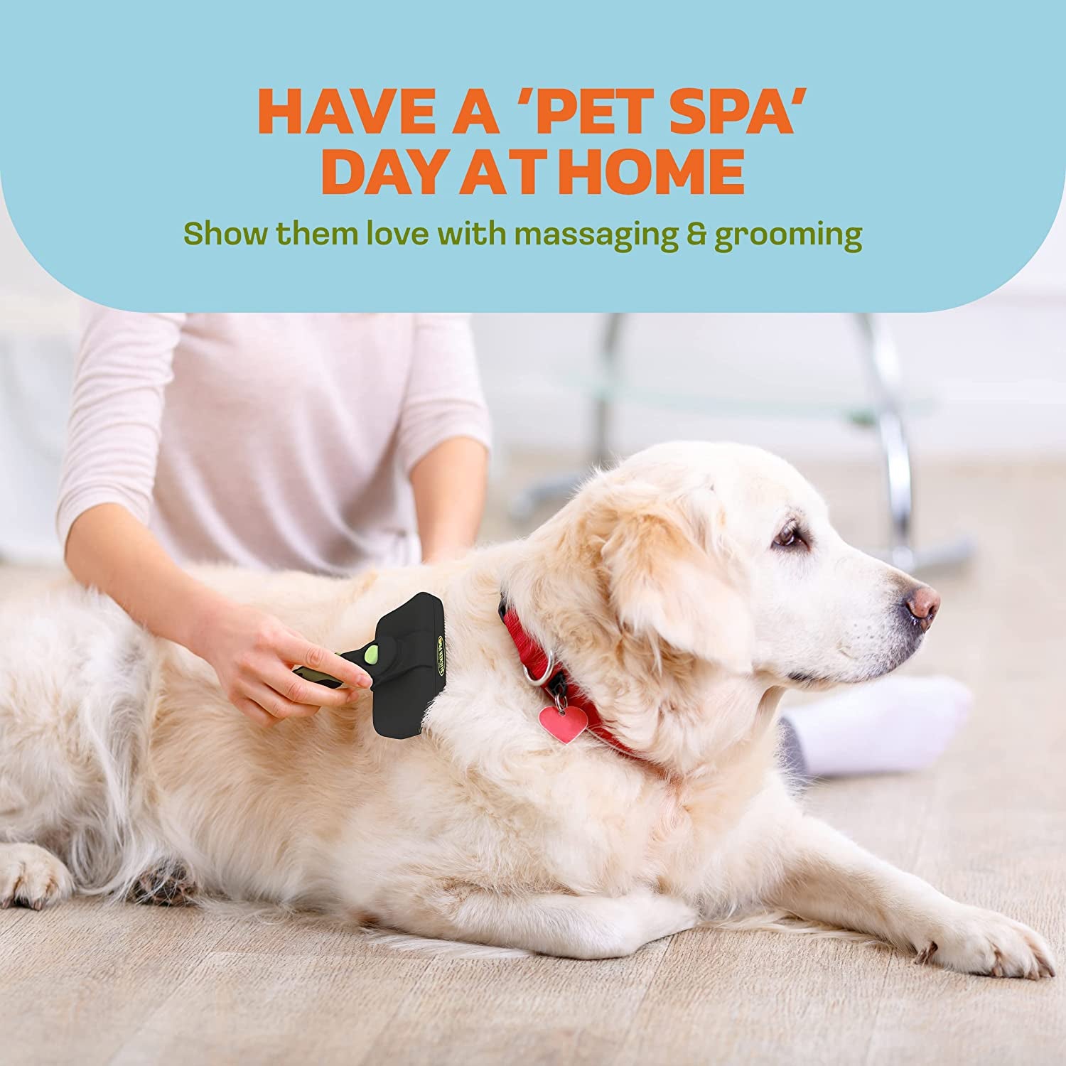 Self Cleaning Dog Brush for Shedding Slicker Brush Cat Long Haired Pet Brush Grooming Deshedding Supplies - Small Pets