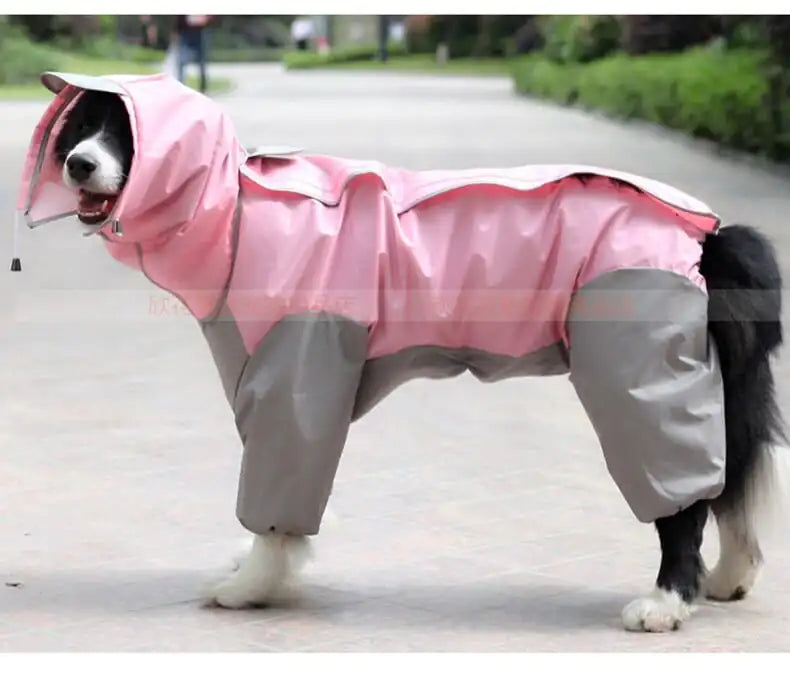 Dog Raincoat-Waterproof Jumpsuit...